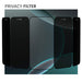iPhone Air Privacy Screen Protector Tempered Glass 2-Pack Easy Installation Kit Hard Scratch Resistant