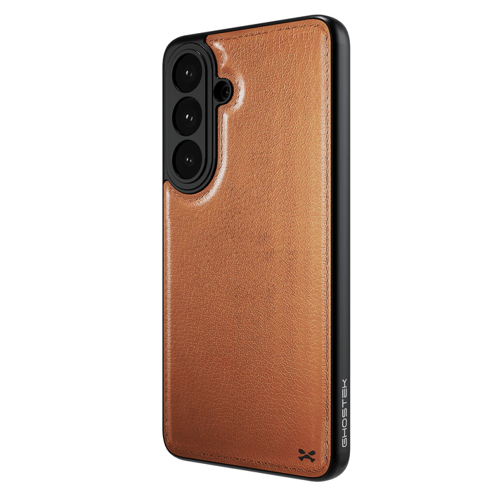 Galaxy S26 Plus Leather Case Brown with MagSafe Magnetic 