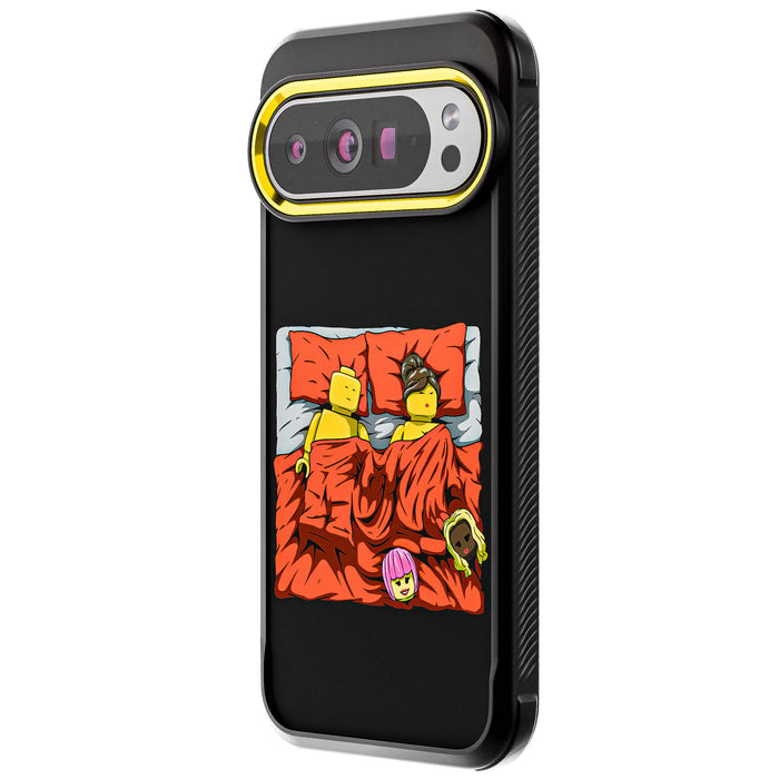 Pixel 10 Pro XL Sleeping Together Brick Edition by RX Strip Artist Artwork Protective Phone Case Limited Edition Collab Cover
