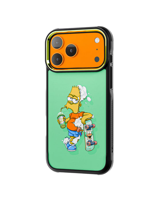 iPhone 17 Pro Max DECONSTRUCTED BART by Dhani Barragán Artist Artwork Protective Phone Case Limited Edition Collab Cover