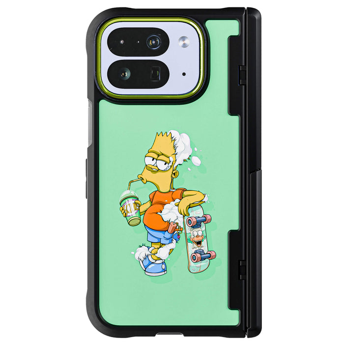 Pixel 10 Pro Fold DECONSTRUCTED BART by Dhani Barragán Artist Artwork Protective Phone Case Limited Edition Collab Cover