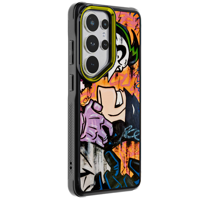 Galaxy S26 Ultra Joker vs Batman - Spraypaint Case Phone Cover