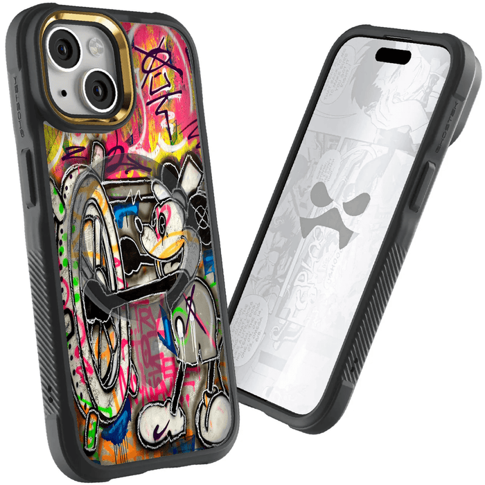 iPhone 15 Plus Mickey Mouse My Way Case Artist Collab Artwork Protective MagSafe Phone Cover