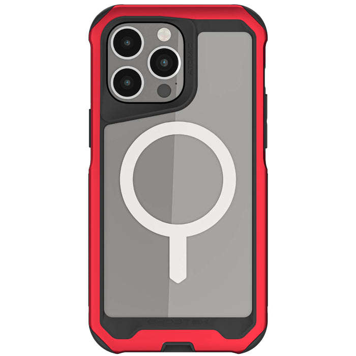 iPhone 14 Pro Max Case Red Metal MagSafe