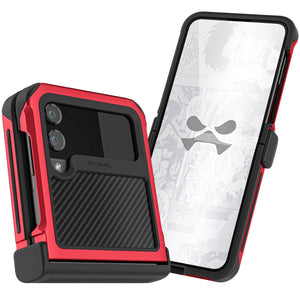 
                                Galaxy Flip 4 Protective Clear Aluminum Cases — ATOMIC slim