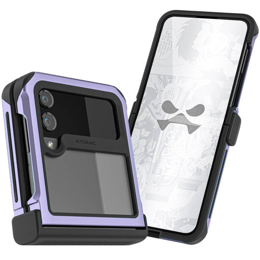 Samsung Galaxy Z Flip 4 Case Purple Clear