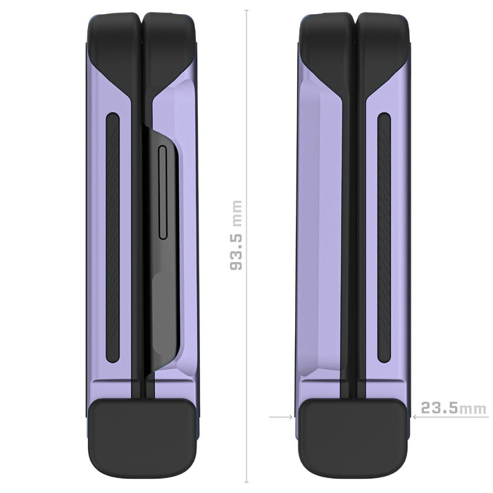Galaxy Z Flip4 Case Purple Clear