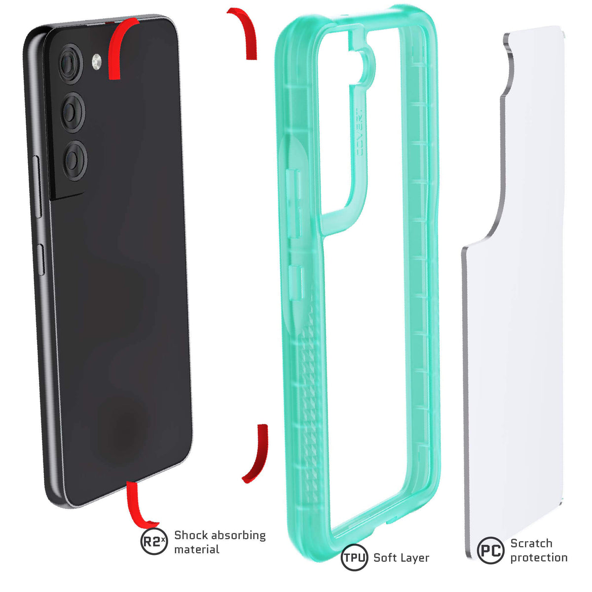 galaxy s22 clear case