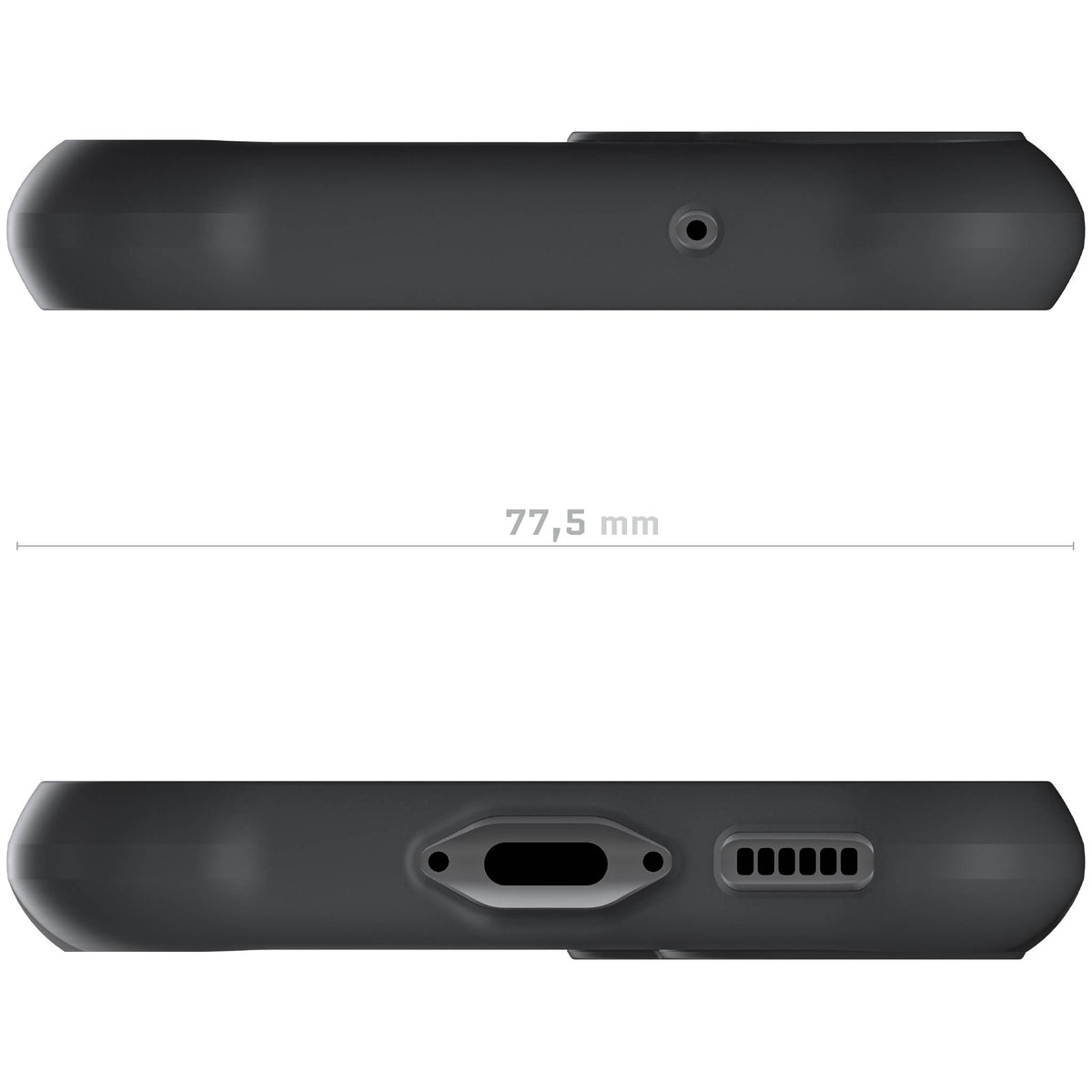 S23 Black Case Clear