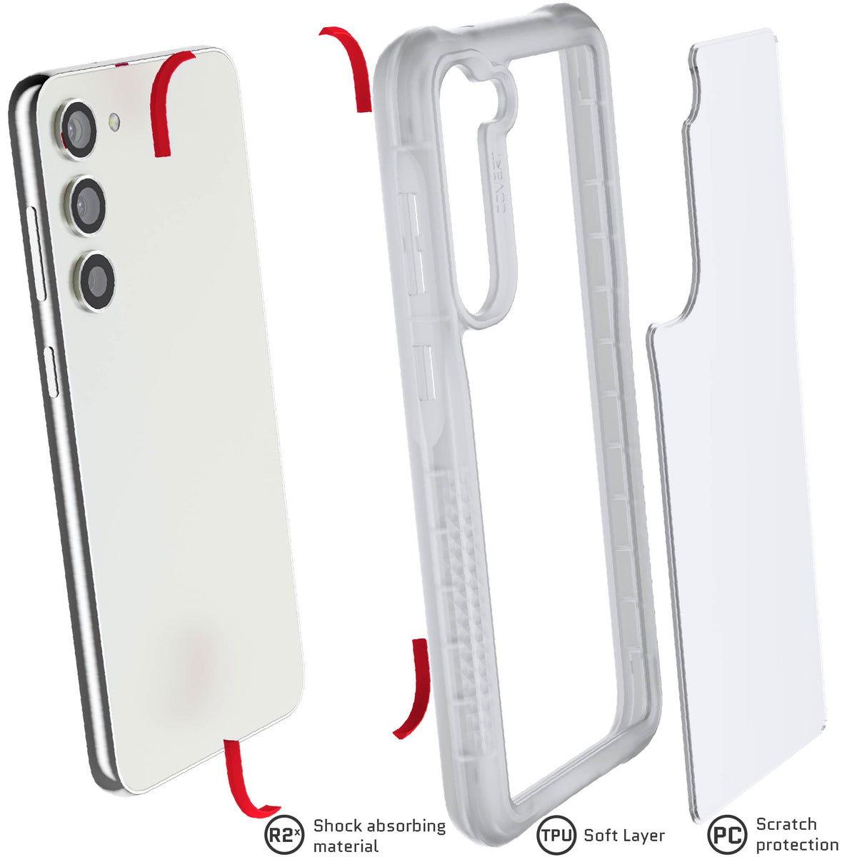 Samsung Galaxy S23 Plus Clear Case