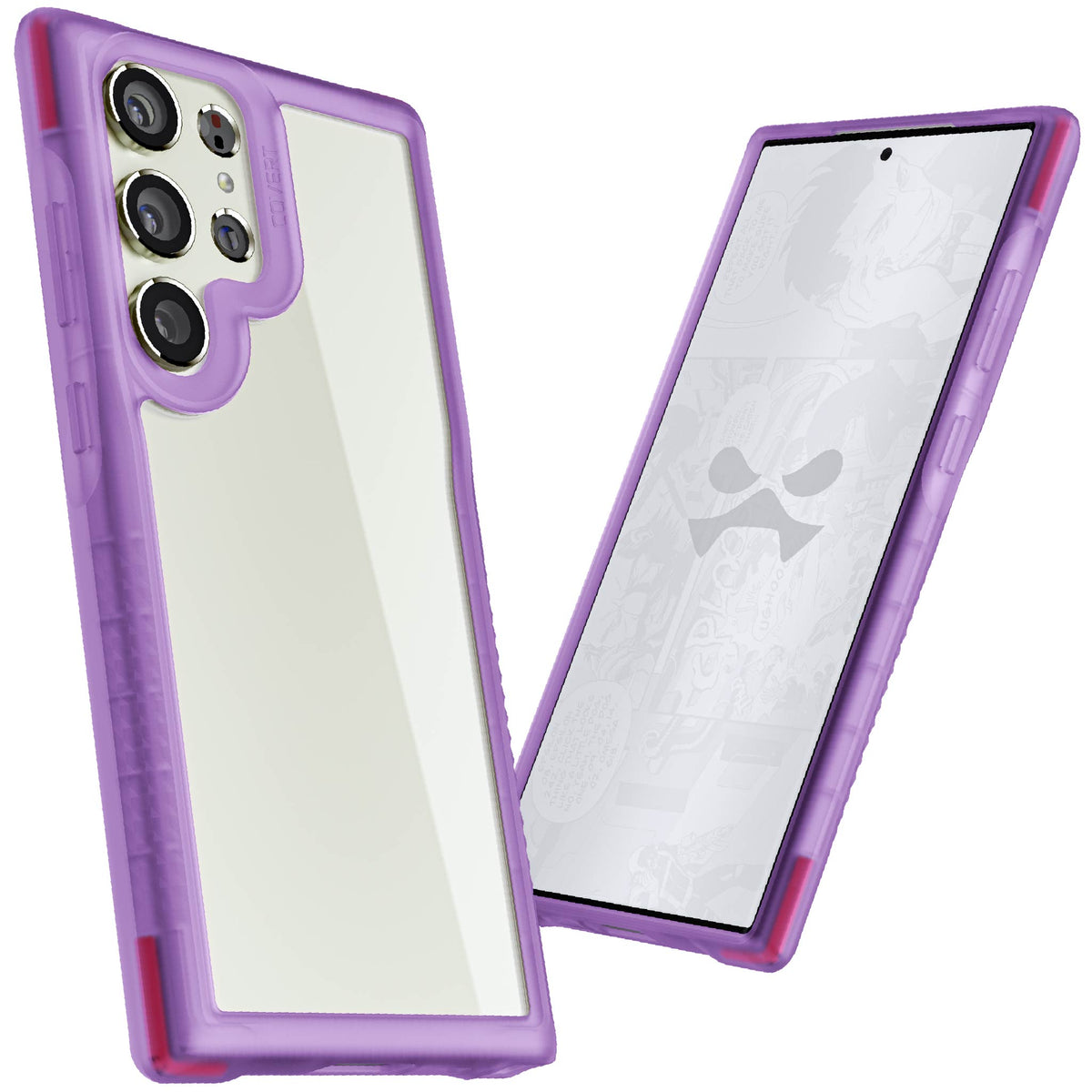 Samsung Galaxy S23 Ultra Case Purple Clear