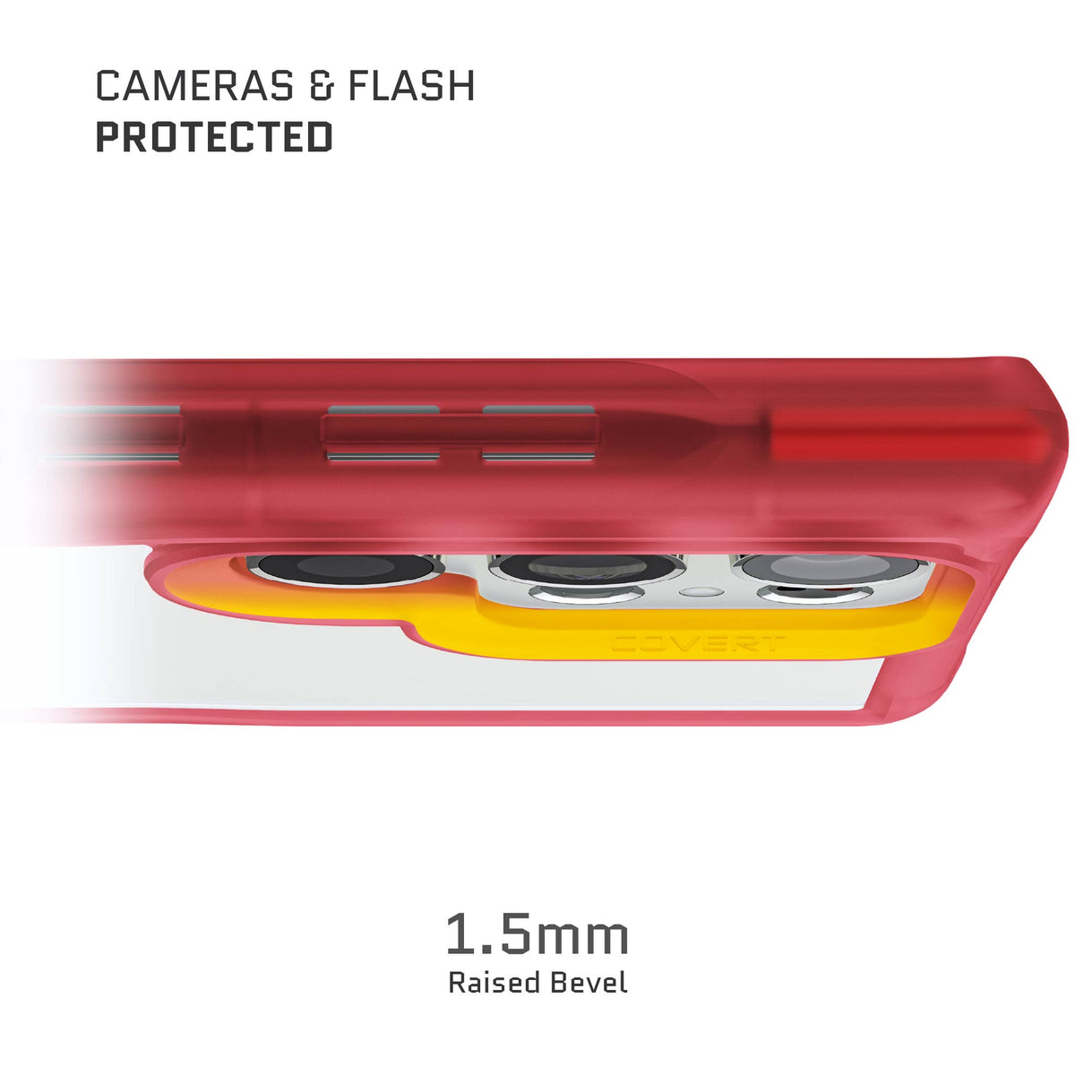 Samsung S23 Ultra Case Red Clear