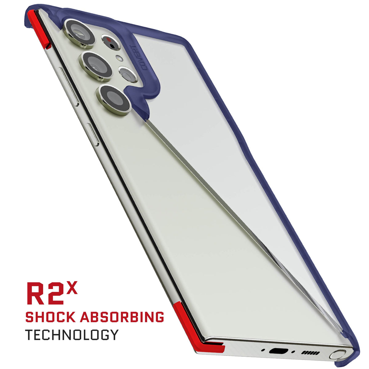 S23 Ultra Case Blue Clear