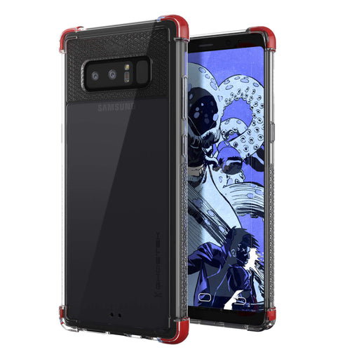 Galaxy Note 8 Clear Red Case