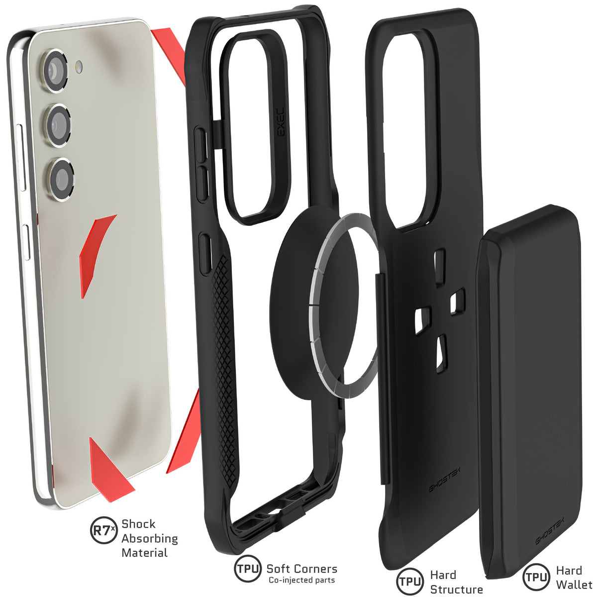 Samsung Galaxy S23 Wallet Case CardHolder